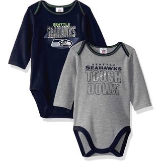 Gerber Unisex Baby NFL 2-pak langrmet onesie bodysuit Team farve 3-6 mneder