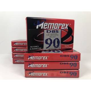 Memorex DBS 90 enkelt blank lydkassette tape vintage