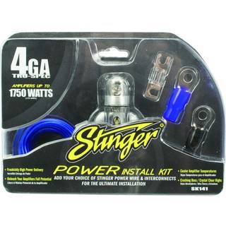 Kabelkit 20mm² strøm vandtæt til billyd, inkl. sikring og terminaler - Stinger