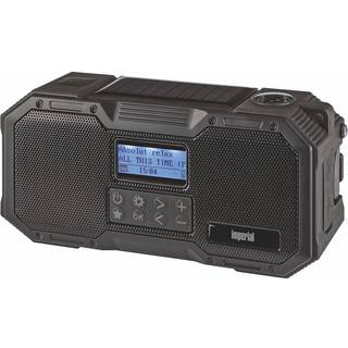 Nødradio batteri/håndsving/solceller/USB (DAB+/FM/Bluetooth/Lygte)