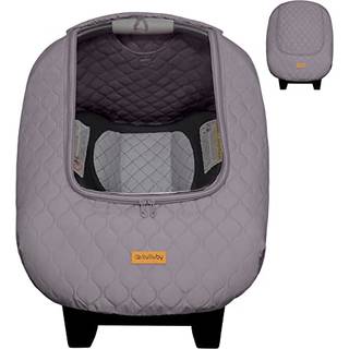 Liuliuby Baby Car Seat Weather Shield | Varm quiltet vinterd?ksel med et klart vindue til sp?dbarnsbils?det | Holder babyer og nyf?dt beskyttet i