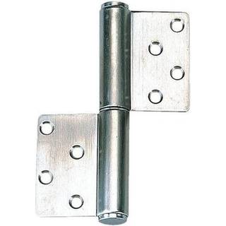 Sugatsune S-6173-5 L?ft h?ngslet rustfrit st?l 304 b?rstet finish 3 mm bladtykkelse 90 mm ?ben bredde 18 mm pin diameter 127 mm h?jde