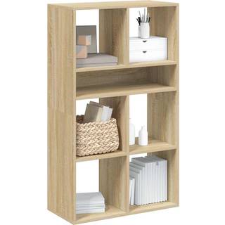 Bogreol Konstrueret Træ Antikt Trælook - Sonoma-eg / 66 x 31 x 112 cm