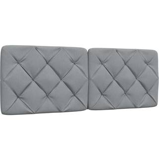 gavlpude 120 cm stof lysegrå