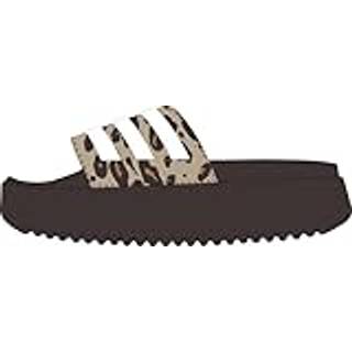 Adilette Platform sandaler - Shadow Brown / Cloud White / Magic Beige - 42