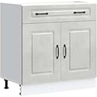 Køkkenunderskab Kalmar Konstrueret Træ Beton Grå