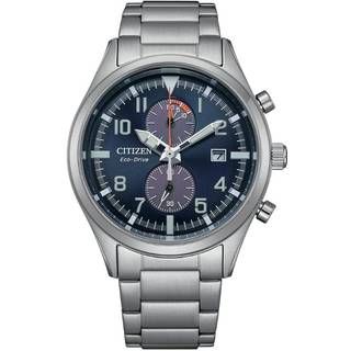 Citizen CA7028-81L Eco-Drive Chronograph Herrenuhr 43mm 10ATM