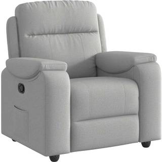 Massagestol Stof Skygrå - Nej