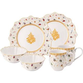 Villeroy & Boch Toy's Delight Morgenmadssæt Jubilæumsudgave 6-pak - Service & Startsæt Porcelæn Hvid - 14-8585-9075