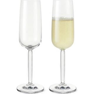 Kähler Hammershøi champagneglas klar 2 stk. 24 cl