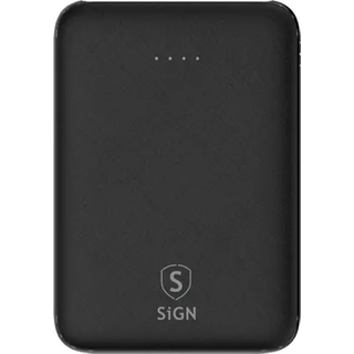 SiGN Ultrathin Powerbank 5000mAh - Sort