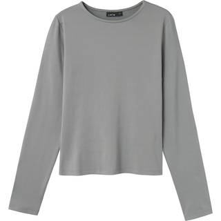 Slim Fit Top Med Lange Ærmer