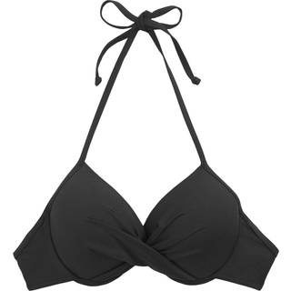 Next Black Padded Wired Plunge Bikini Top