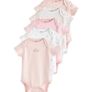 Next 7 Pak Kortærmet Baby Sparkedragt