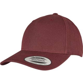 FLEXFIT FX5789M YP Classics 5-Panel Premium Curved Visor Snapback Cap Maroon One Size
