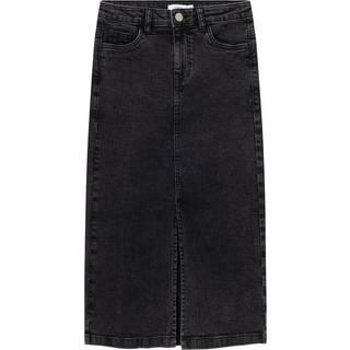Name It Dark Grey Denim Maxi Nederdel - Str. 7y 122cm