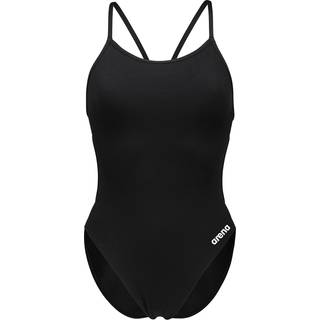 Arena badedragt til damer - Solid Lace Back - Sort