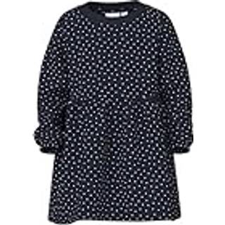 Name It Dark Sapphire Small Dots Sweatkjole
