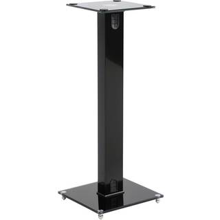 Højttalerstand i alu/glas/træ 73 cm - 2 stk.