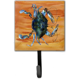 """" Caroline's Treasures 8143Sh4 Crab Leash Holder eller Key Hook Small Multicolor """"