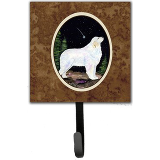 """" Caroline's Treasures SS8471SH4 Starry Night Great Pyrenees Leash Holder eller Key Hook Small Multicolor """"