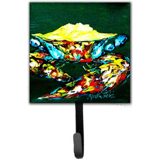 """" Caroline's Treasures MW1042SH4 Crab Mean Green Leash eller Key Holder Lille Multicolor """"