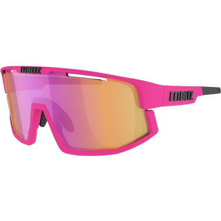 Bliz Vision 52001-43 Matt Neon Pink/Brown w Purple Multi plus Spare Jawbone Black Sportsbriller