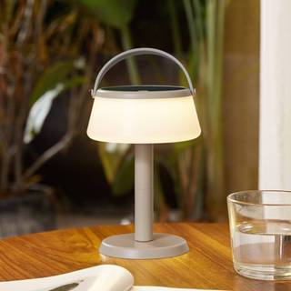 Lindby - Mikkel Portable Solcelle Bordlampe Dim. Beige