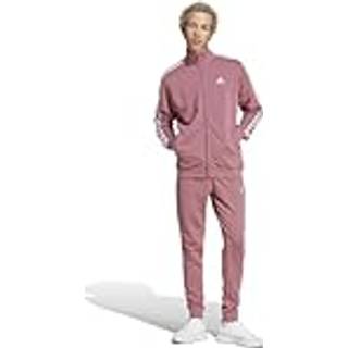 Basic 3-Stripes French Terry træningsdragt - Preloved Crimson - L