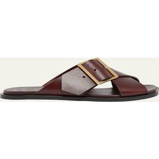 Loewe Petal Belt leather sandals - burgundy - EU 35
