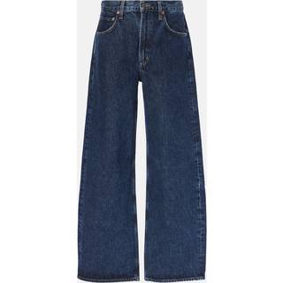 Agolde Low Curve mid-rise barrel-leg jeans - blue - XXL