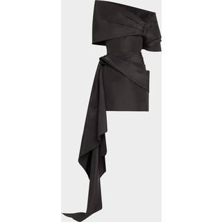 Oscar de la Renta Asymmetric mini dress - black - S
