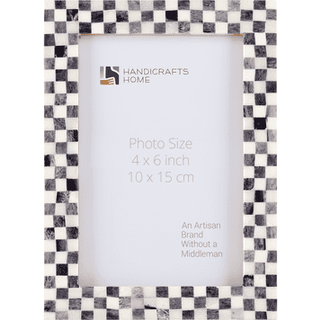 Handicrafts hjemmebillede rammer - chic boho væg d? Cor fotoramme grå -hvid 4 """" x 6 """"