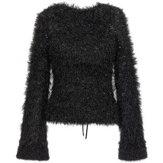 Textured Sweater with Open Back - XS