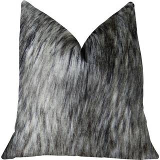 Plutus Brands Plutus Siberain Husky Handmade Throw Pillow 20 """" X 20 """" Grå hvid sort