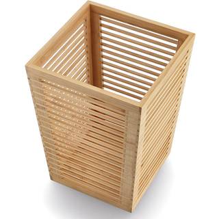 Papirkurv i bambus - Natur - 23,5cm x 23,5cm x 33cm - Erika