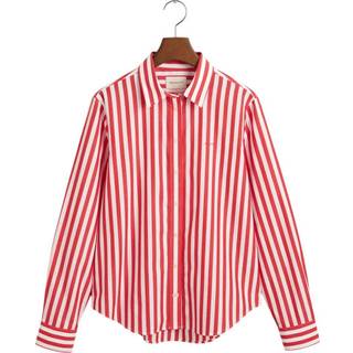 GANT Dame Regular fit poplinskjorte med brede striber (42)