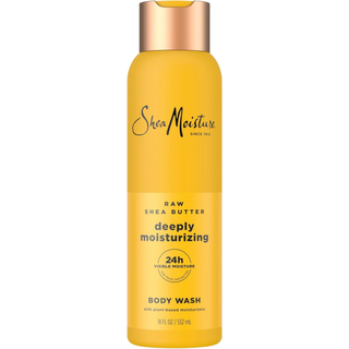 SheaMoisture Raw Shea Butter Body Wash Fugter og genopretter dybt fugtgivende kropsvask til 24H Synlig fugt til en sund gldende hud 18 oz
