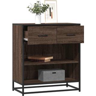 Skuffeskab 68X35X76 Cm Konstrueret Træ Etræsfarve - Brun eg