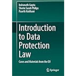 Introduction to Data Protection Law