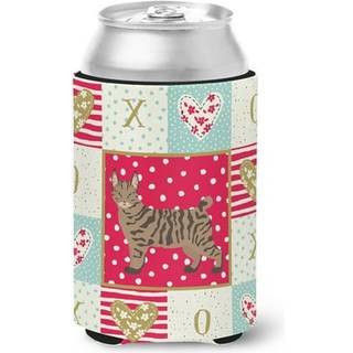 """" Caroline's Treasures CK5678CC Pixie Bob #1 Cat Love Can eller Bottle Hugger Cold-Beverage-Koozies Multicolor """"