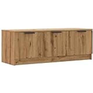 tv-bord 102x35x36,5 cm konstrueret træ kunsteg