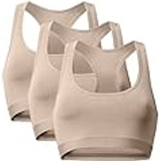 ORGANIC COTTON BRALETTE - Beige / L / 3-Pack