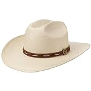 Stetson Edcouch Western Toyo Straw Hat Bleached, 61/XL