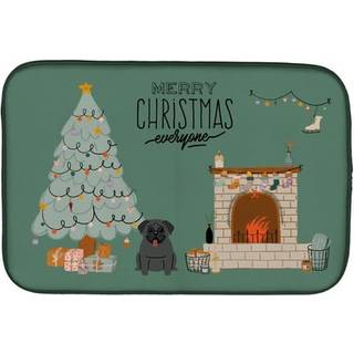 """" Caroline's Treasures CK7569DDM Black Pug Christmas Alle opvaskemønstre 14 x 21 multicolor """"