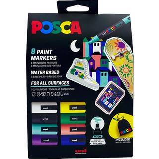 Nyhed! Uni Posca Tuscher PC-5M Special Edition - 8-Pak