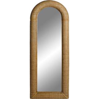 Vægspejl Home ESPRIT Natur Tropisk 60,5 x 6 x 161 cm