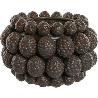 Vase Home ESPRIT Brun Stentøj Ananas 30 x 30 x 20 cm