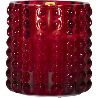 Flamme Dotty 9cm - Rød