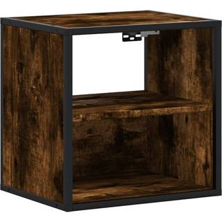 Væghængt Sengebord 40X31X39,5 Cm - 1 / Røget eg